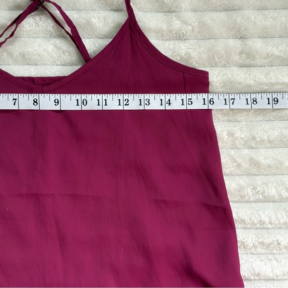 Hollister Loose Fit Sleeveless Tank Top Plum Womens Size XS - Picture 7 of 8